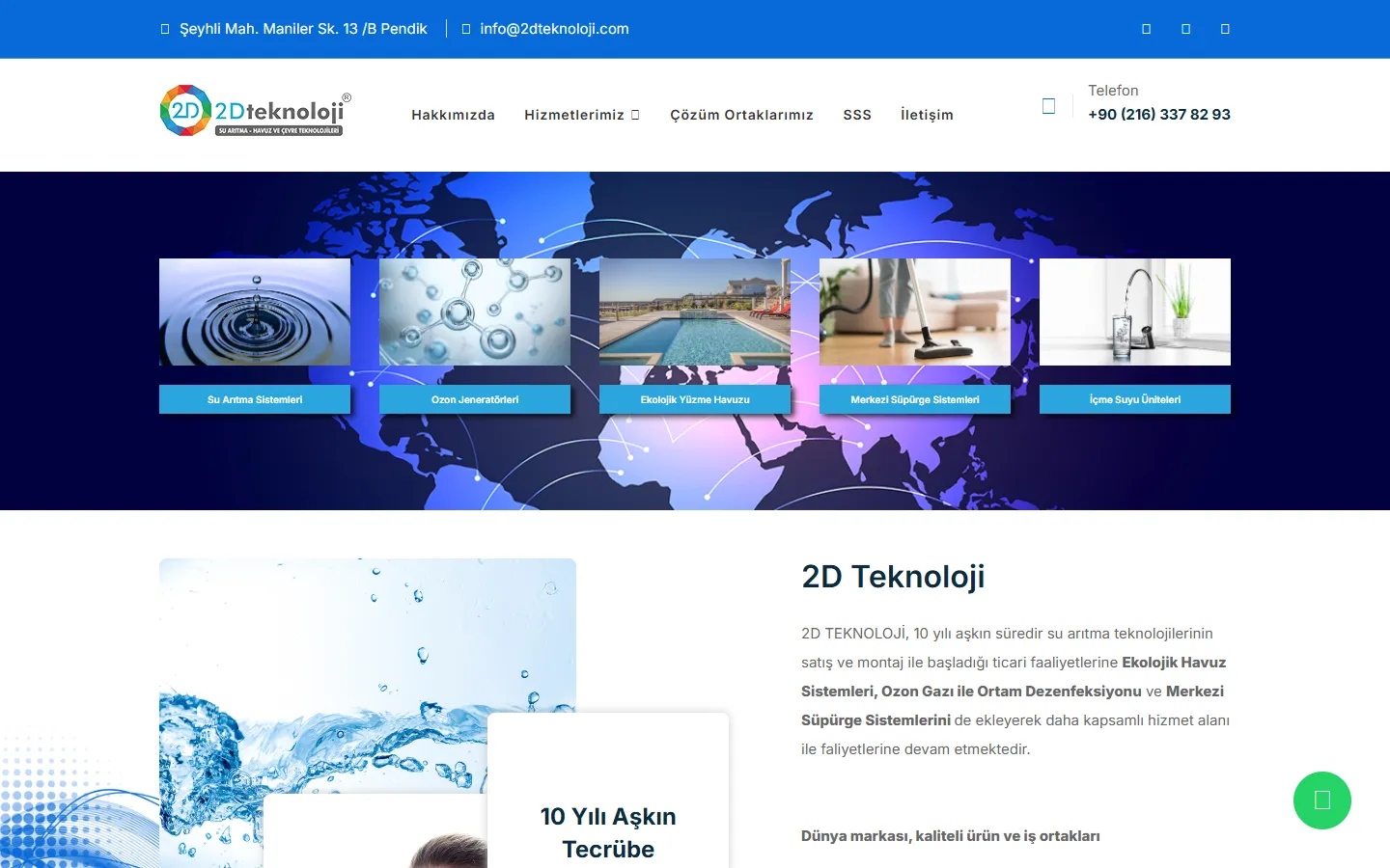 2D Teknoloji — masaüstü görünüm