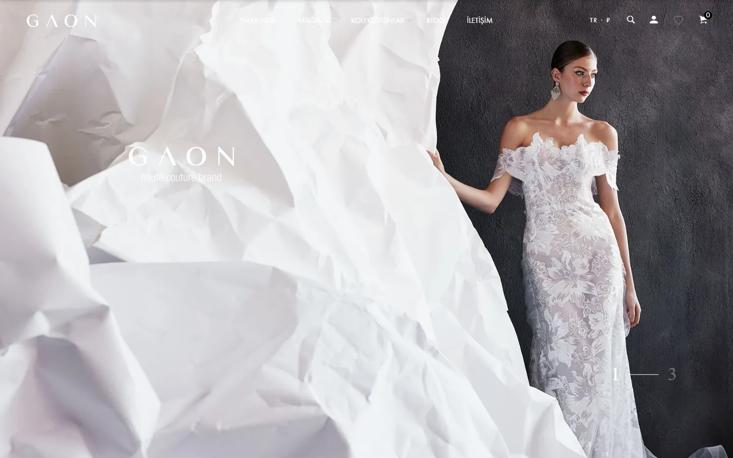 Gaon Bridal — masaüstü görünüm