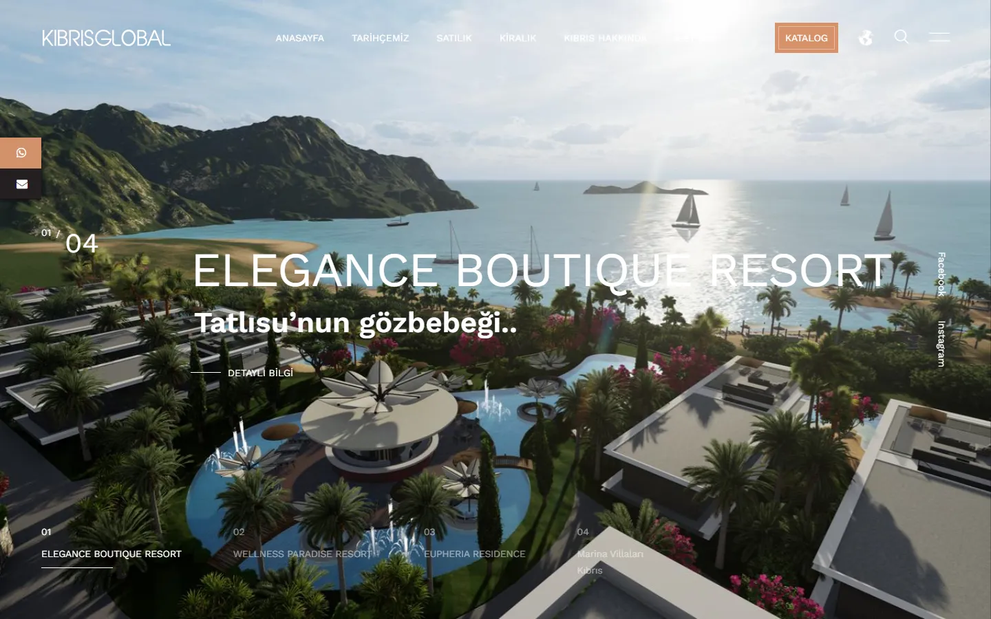 Kıbrıs Global — masaüstü görünüm