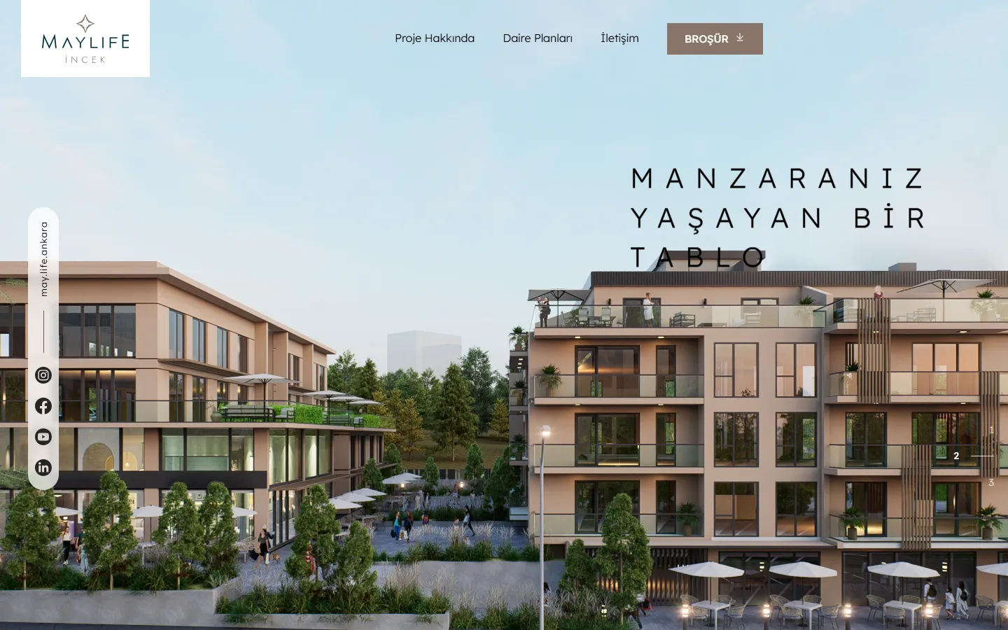 Maylife İncek — masaüstü görünüm