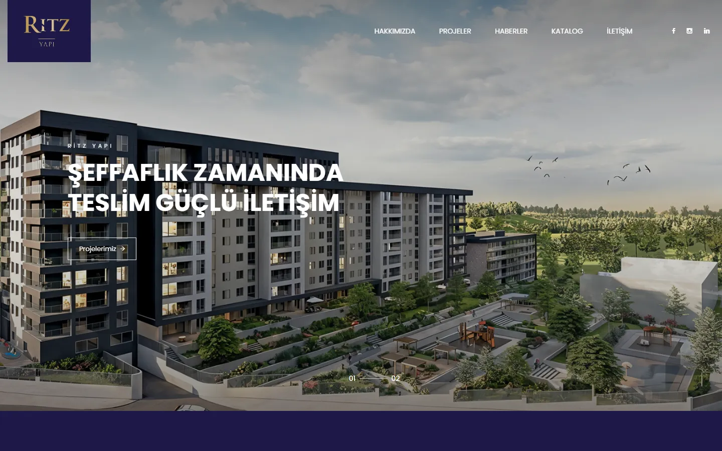 Ritz Yapı — masaüstü görünüm