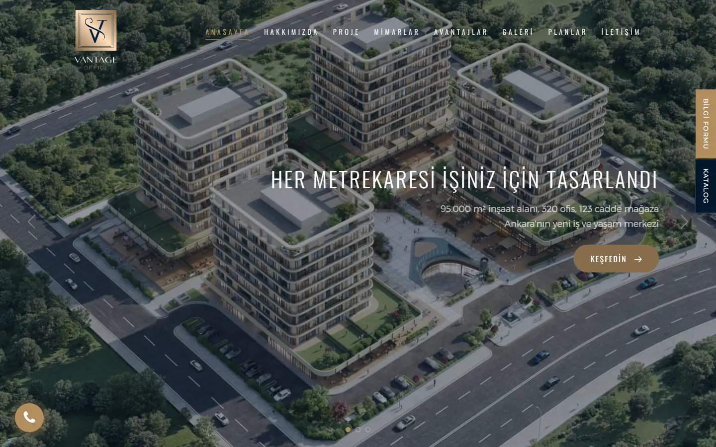 Vantage Ofis — masaüstü görünüm