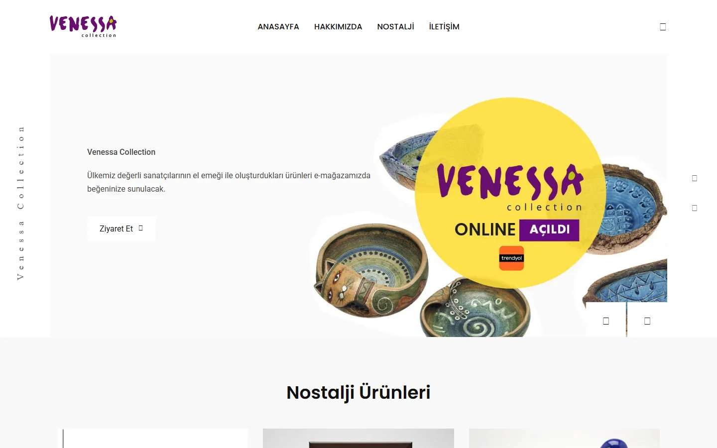Venessa Collection — masaüstü görünüm