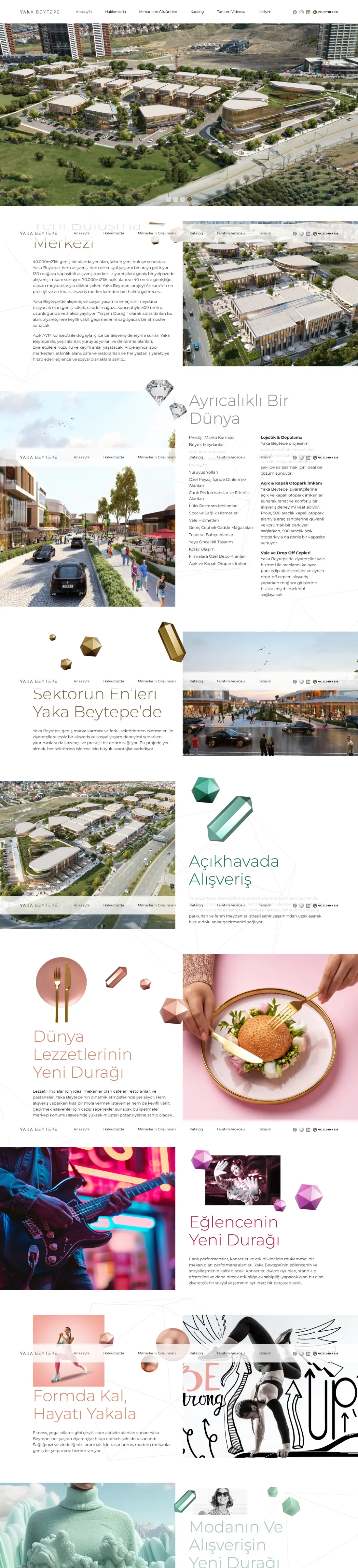 Yaka Beytepe ana sayfasının tamamı