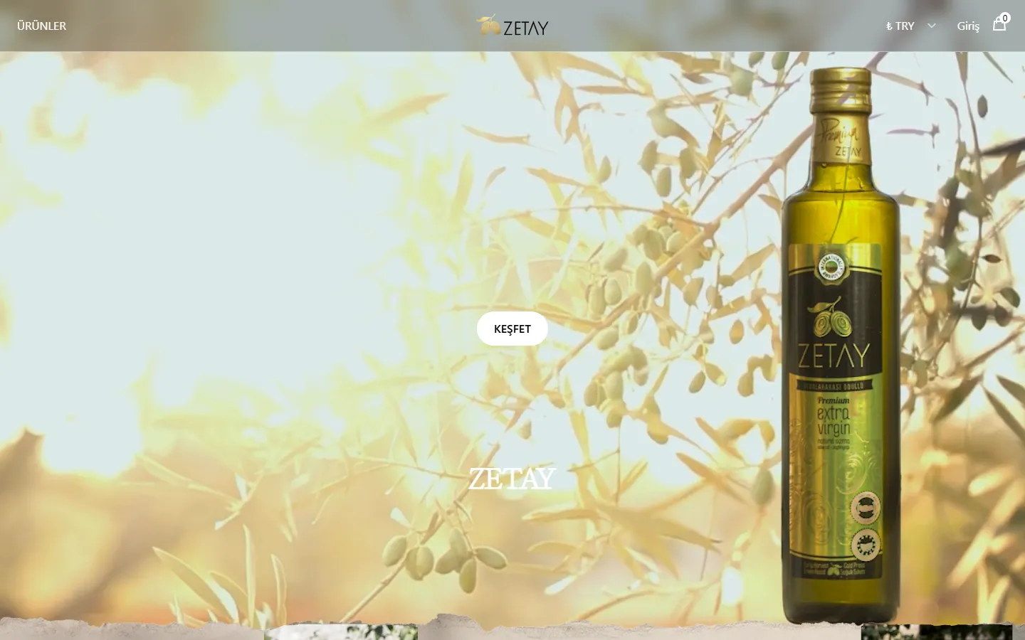 Zetay — masaüstü görünüm